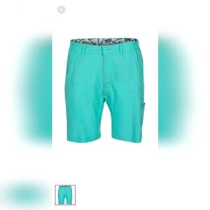 Mad Pelican You Wish Donnie's Walking Shorts - Aruba Blue Medium